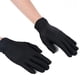 thumbnail image 3 of 1 par de guantes de licra para primavera y verano para hombre, de etiqueta, blancos y negros, finos y elásticos, para bailar, ajustados, con joyas blancas, 3 of 5