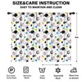 thumbnail image 2 of Blackout Kids Curtains,White Cow Lollipop Pattern Childrens Insulated Curtains Set Of 2,Bedroom Essentials,Toddler Room Decor 52x84in(132x213cm), 2 of 5