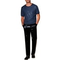 thumbnail image 2 of Camiseta brillante de hombre INSPIRE CHIC de manga corta metálica para fiesta rave con lentejuelas 2XL azul, 2 of 5
