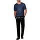 thumbnail image 2 of INSPIRE CHIC Camiseta metálica de manga corta para hombres, fiesta de club rave, con lentejuelas brillantes, talla M azul, 2 of 5