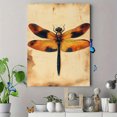thumbnail image 4 of Qisvanset 12x16 Inch Vintage Dragonfly Canvas Wall Art, Neutral Insect Botanical Cottagecore Home Decor, 4 of 8