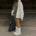 thumbnail image 2 of Oversized Star Print Zip Up Hoodie High quality, 2 of 5