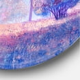 thumbnail image 3 of Designart 'Colourful Trees Abtract Impression II' Traditional Circle Metal Wall Art 36x36 - Disc of 36, 3 of 5