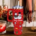 thumbnail image 4 of Christmas Gifts for Mom, 40 OZ Christmas Tumbler with Handle and Straws, Merry Christmas Insulated Tumbler Cup, Xmas Gifts for Men, Women, Family, Grandma, Aunt, Nurse, Teacher, Coworker, 4 of 6