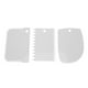 thumbnail image 1 of Advancent 3 unids/set de herramientas de decoración de pasteles de plástico rascadores rebanadores panadería más hogar tienda Herramientas y accesorios para hornear Blanco, 1 of 6