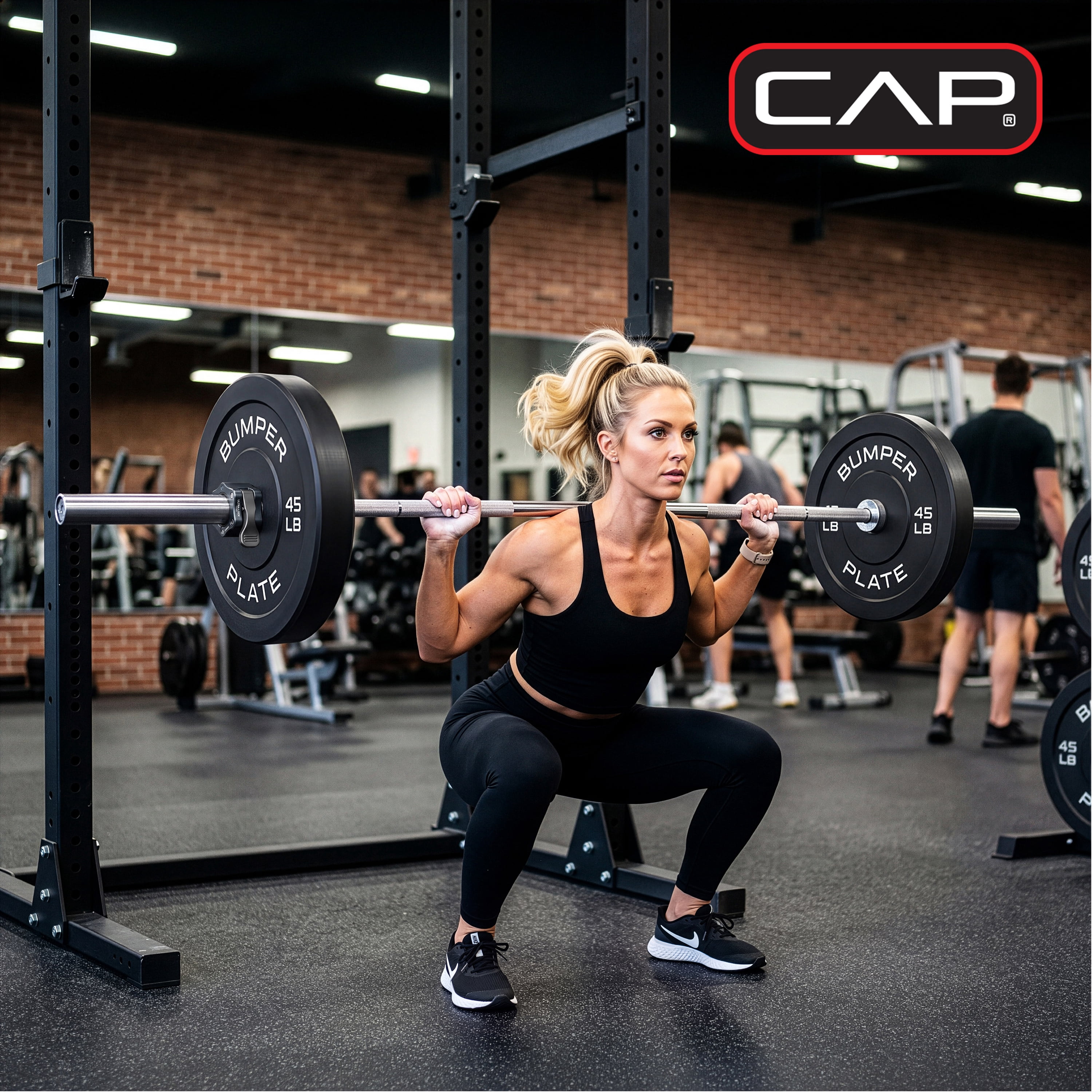 CAP 260lb Bumper Plate Bundle (2 x 10, 2 x 15, 2 x 25, 2 x 35, and 2 x 45 Plates)