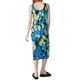 thumbnail image 4 of VISgogo Vestido de punto para mujer, cuello en U, sin mangas, corte frontal, verano, casual, estampado, ajustado, midi, vestido VISgogo  moda, 4 of 9