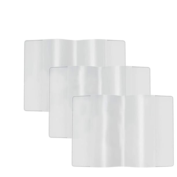 Carpetas transparentes para documentos, aptas para hojas A4 estándar. Carpetas de plástico transparente tipo L para protección y almacenamiento. Fundas para documentos aptas para la escuela y la