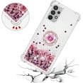 thumbnail image 5 of Samsung Galaxy A32 4G(Not 5G) Case,Creativity Clear Quicksand Glitter Flowing Liquid Floating Soft TPU Case w/Stand Bling Diamond Sparkle Phone Cover for Samsung Galaxy A32 4G  Rose Gold, 5 of 7
