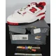 thumbnail image 1 of New Balance 550 White Red Black Sneakers Shoes Retro Mens Size 10.5 BB550SE1 New, 1 of 6