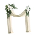 thumbnail image 2 of GUOOL Artificial Wedding Arch Flowers Kit Wedding Arch Rose Wreath Decorative Silk Flowers Artificial Flower Swag for Wedding Table Green, 2 of 9