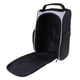 thumbnail image 2 of Bolsa para zapatos de golf, tenis, fútbol, ​​baloncesto, para avión, tren, autobús y llaves. Negro y plata, 2 of 9