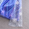 thumbnail image 4 of Toddler Baby Girls Elsa Costume Dress Snow Princess Fancy Party Dresses 12M-5T, 4 of 5