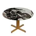 thumbnail image 3 of HAOXIT Motorcycle Outdoor Tablecloth, Motocross Image Grungy Background Poster Style Artwork Print, Decorative Washable Picnic Table Cloth, 3 of 8