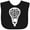 AB-Black, variant on Inktastic Lacrosse Sports Team Coach Player Boys or Girls Baby Bib