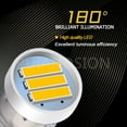 thumbnail image 4 of Ruiandsion E10 6V Non-Polarity LED Bulb,7020 Chip 100LM 3000K Warm White for Model Train Dollhouse Cozy Scene Lighting,4-Pack, 4 of 8
