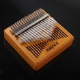 thumbnail image 2 of - Piano de con 17 teclas, regalo de madera para principiantes Amarillo kusrkot Piano de pulgar Kalimba 17 teclas, 2 of 8