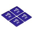 thumbnail image 1 of Uxcell NFC Stickers NFC216 Tag Sticker 888 Bytes Square NFC Tags Blue 4 Pack, 1 of 5