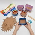 thumbnail image 5 of 15 Set Basket Weaving Kit Basket Making Kit for Beginners Creative Woven Bowl Raffia Basket Arts and Crafts Projects with Instruction Easter Basket Activities for Easter Eggs, 5 of 5