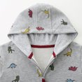 thumbnail image 7 of Toddler Boys' Sweatshirts Long Sleeve Dinosaur Zip Hoodie Light Jacket 3-4 years Hoodie Boys, 7 of 7