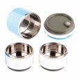 thumbnail image 2 of 3 Layer - Bento Box Lunch Box, Large Capacity Stainless Steel Leak-Proof Insulation Thermo Thermal Stackable Lunch Box Food Container Hot 1230ML/41.6OZ, 2 of 9