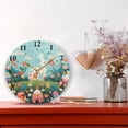 thumbnail image 6 of Easter Eggs Rabbits Flowers Black 10 inch Wall Clocks Non Ticking Easy to Read Battery Decorative for Home Bathroom Kitchen Bedroom Living Room, 6 of 8