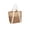 Brown, variant on Color Blocked Mesh Beach Tote Bag, Large Capacity Breathable Openwork Mesh Shoulder Bag, Lightweight Foldable with Reinforced Strap for Beach Travel Shopping Poolside Storage Organizer, Brown