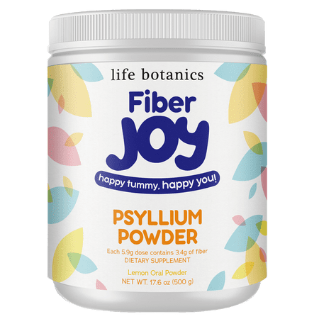Life Botanics Fiber Joy Psyllium Husk 17.6 oz