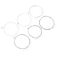 thumbnail image 5 of Juego de cuerdas de guitarra, 6 piezas de cuerdas de guitarra eléctrica, accesorios para instrumentos de cuerda, cuerdas de guitarra de acero al níquel, rendimiento confiable Jadeshay  A, 5 of 8