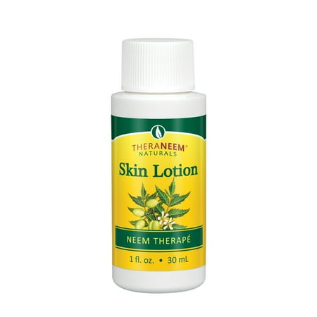 TheraNeem Neem Therap Skin Lotion | Calms and Hydrates Dry, Sensitive Skin with Organic Neem Oil | Travel Size, 1oz