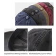 thumbnail image 4 of Women's & Men's 2-Pack Plain Baseball Caps - Solid Color Unisex Dad Hats for Casual Daily Wear, Soft Cotton Adjustable Sports Caps, 4 of 5