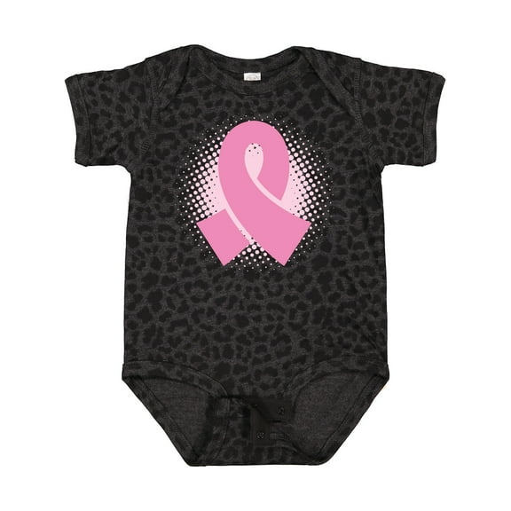 Inktastic Breast Cancer Pink Ribbon Awareness Month Girls Baby Bodysuit