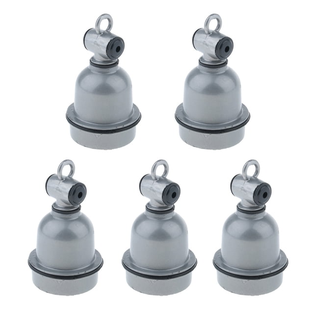 5 Unids Impermeable Bombilla De Aluminio Lámpara Calefactor Titular De La Lámpara Socket Para Cerdo Sunnimix E27 Base del zócalo del bulbo de la lámpara