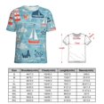 thumbnail image 2 of Nautical Sailing Boats Lighthouse Women's Short Sleeve Tops Casual Blouses T Shirt, 2 of 7