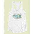 thumbnail image 3 of Christmas Cars Ii Racerback Tank Women -Jennifer Paxton Parker Designs, Female XX-Large, 3 of 4