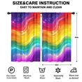 thumbnail image 2 of Blackout Kids Curtains,Colorful Tie Dye Wave Pattern Childrens Insulated Curtains Set Of 2,Bedroom Essentials,Toddler Room Decor 52"x84", 2 of 5