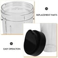 thumbnail image 3 of MLINS 1 Set Cup Replacement Smoothie Cup Part Plastic Cup Compatible For Oster Pro 1200w, 3 of 8