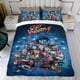 thumbnail image 4 of Scott Pilgrim Conjunto de sábanas temático, trío de piezas, cómodo y amigable con la piel, diseño único, regalo de decoración para el hogar para familiares, amigos y fans,173cm *218cm, 4 of 6