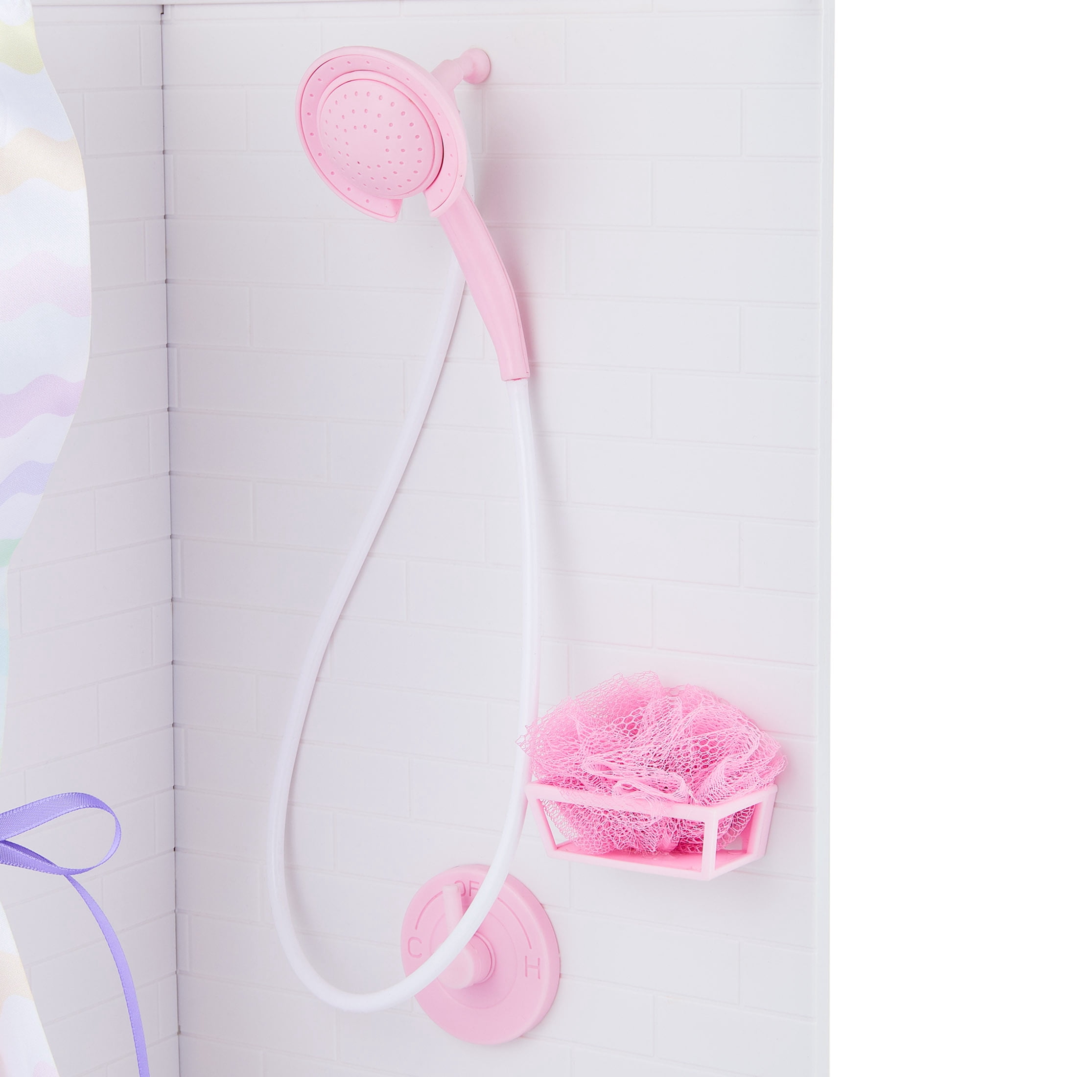 My Life As Bathroom Play Set for 18-Inch Dolls, 9 Pieces