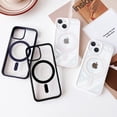 thumbnail image 2 of Funda para iPhone 13 Mini (no compatible con iPhone 12) compatible con MagSafe, antiamarilleo, a prueba de golpes, delgada y transparente, para hombre y mujer, para iPhone 13 Mini (5,4 pulgadas),, 2 of 8