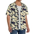 thumbnail image 4 of Fotbe Game Controller print Short Sleeve Button Down Shirts for Men Casual Summer Beach Wrinkle Free Shirt-4X-Large, 4 of 7