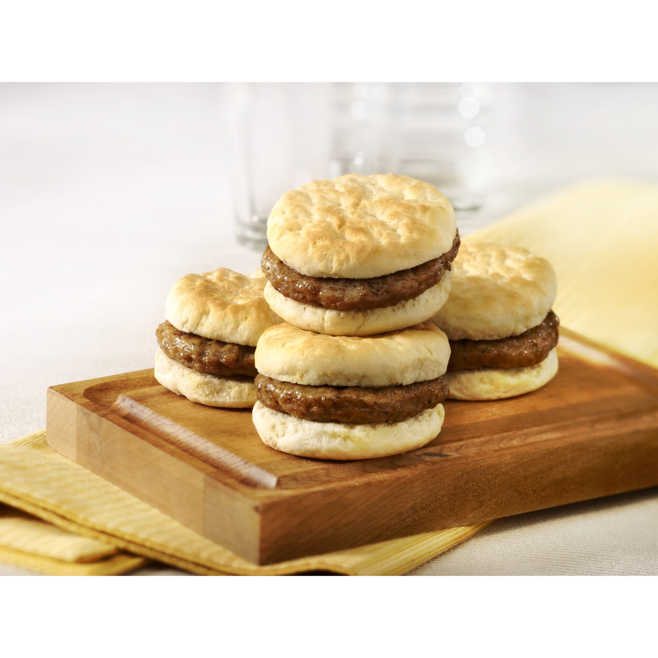 Jimmy Dean Frozen Breakfast Sandwiches, Snack Size Sausage Biscuit, 17 oz, 10 Count