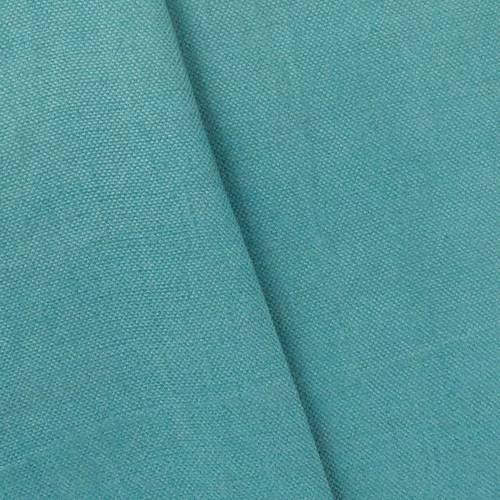 Deep Teal Linen Canvas, Fabric By the Yard