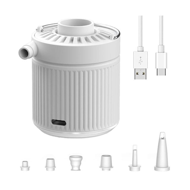 Mini bomba de aire eléctrica inalámbrica multirecargable para el hogar, playa, anillo de natación, bomba de aire pequeña para viajes