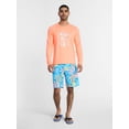 thumbnail image 2 of George Men's and Big Men's Printed Sun Shirt with Long Sleeves, UPF 50+, Sizes S-3XL, 2 of 5