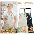 thumbnail image 3 of Women's Printed Fashionable Kitchen Cooking Apron, Non-Absorbent Of Dirt And Moisture Material, Large Front Pocket For Small Items Storage, Adjustable Strap, Suitable For Cooking, 3 of 7