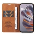 thumbnail image 2 of YIKATU YK-004 For Motorola Edge 50 Neo 5G Case Leather Skin-Touch Phone Cover Magnetic Auto-Absorbed, 2 of 5