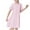 Pink, variant on Cethrio Kids Girls Nightgowns Size 7-8 T, Summer Comfy Short Sleeve Soft Sleep Dresses Multicolor