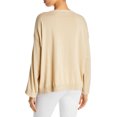 thumbnail image 2 of Fabiana Filippi Womens Beaded-Trim Drop Shoulder Sweater US 6 Beige IT 42 - NWT, 2 of 2