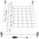 thumbnail image 3 of 1 Set Desk Whiteboard Desktop Dry Erase Board Acrylic Planner for Office, 3 of 5